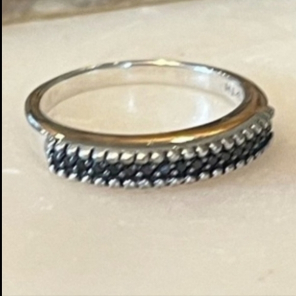 Rare Silpada Sterling Silver Marcasite Ring - Picture 4 of 11